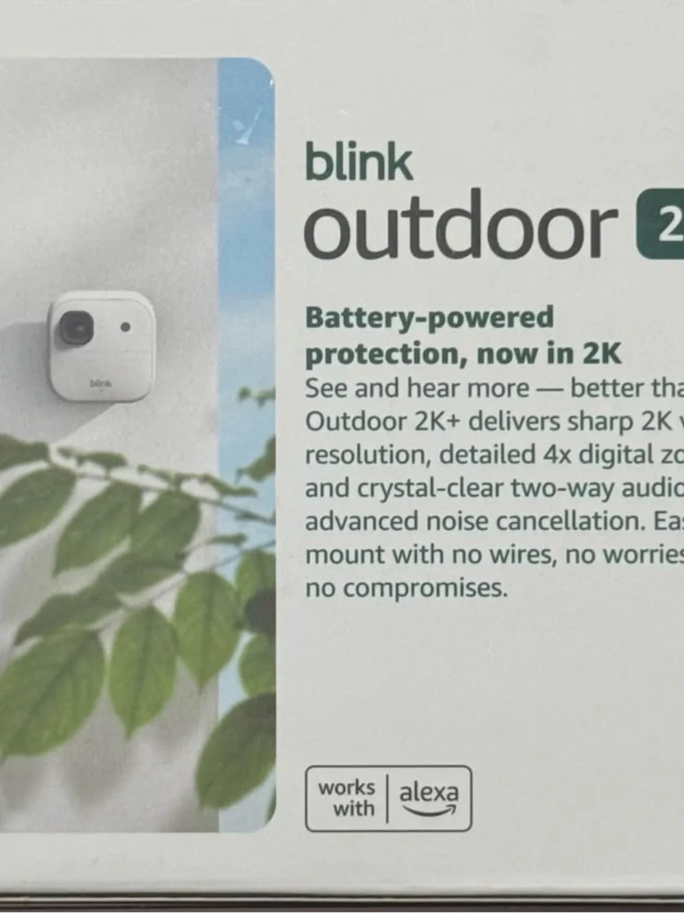 Blink Outdoor 2K+ Wireless Security Camera Kit - Black (3-Camera)